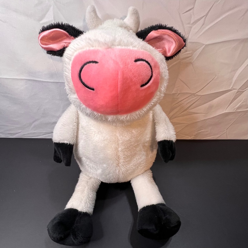 Kohl's Cares 12" Cow‎ Plush Kids White Black Special Edition Snuggle Toy
